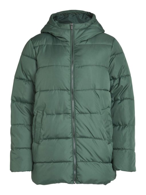 Vila Tate Puffer Jacket Pineneedle