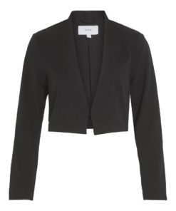 Vila Her Cropped Blazer Black