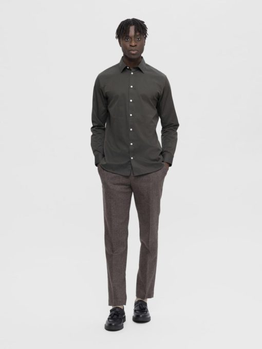 Selected Homme Ethan Classic Shirt Forest Night