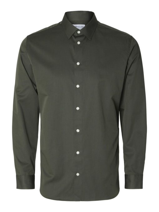 Selected Homme Ethan Classic Shirt Forest Night