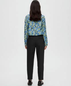 Selected Femme Rita-Ria Cropped Pant Black