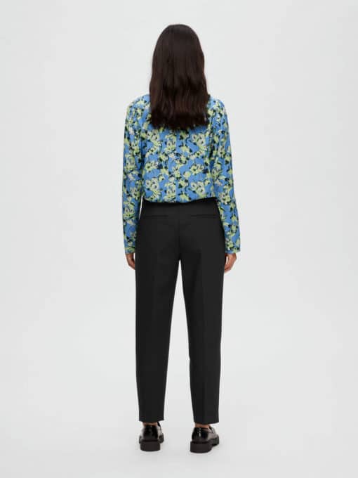Selected Femme Rita-Ria Cropped Pant Black