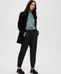 Selected Femme Rita-Ria Cropped Pant Black