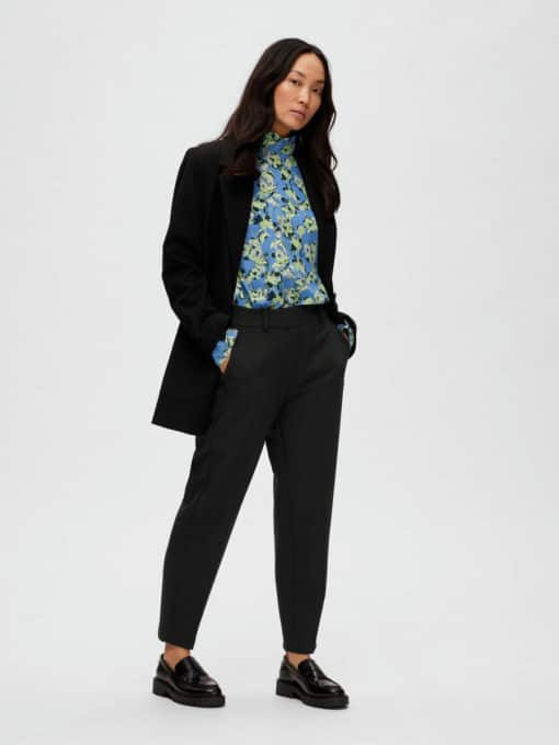 Selected Femme Rita-Ria Cropped Pant Black
