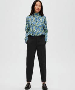 Selected Femme Rita-Ria Cropped Pant Black