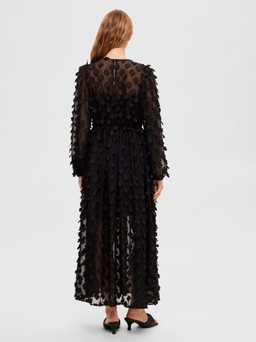 Selected Femme Kysha Ankle Dress Black