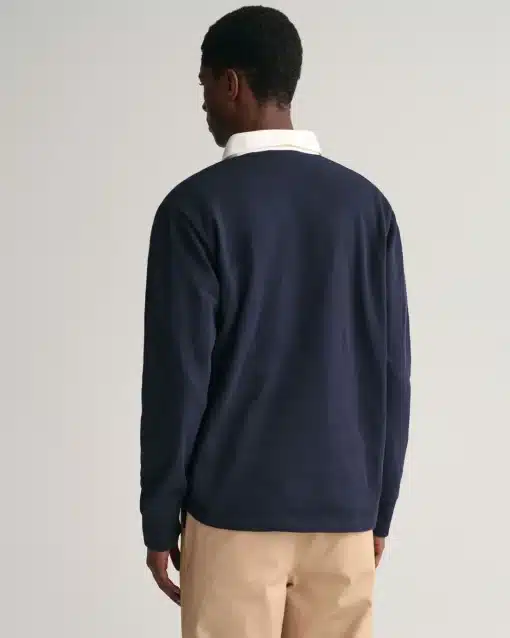 Gant Regular Fit Heavy Rugger Shirt Evening Blue
