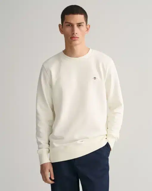 Gant Shield C-Neck Eggshell