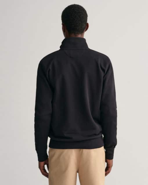 Gant Shield Full Zip Sweatshirt Black