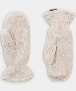 Dedicated Mittens Handen Wool Pearl White