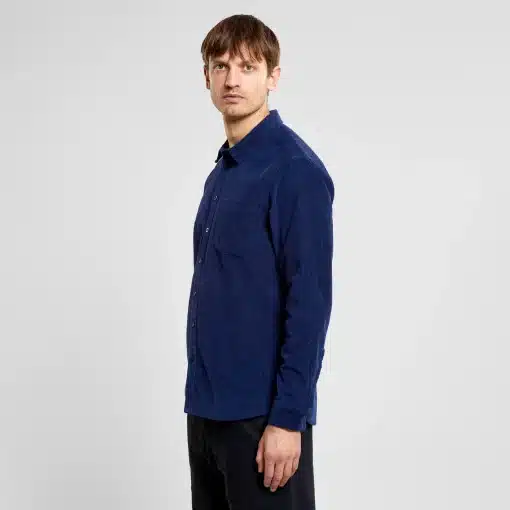 Dedicated Shirt Varberg Corduroy Navy