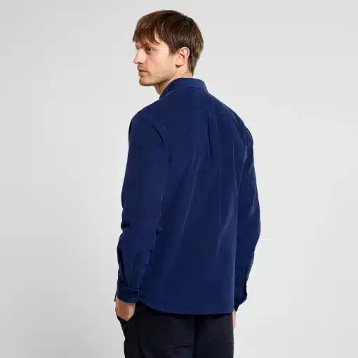 Dedicated Shirt Varberg Corduroy Navy
