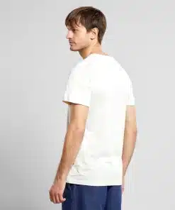 Dedicated T-shirt Stockholm Hot Coffee Emb Oat White