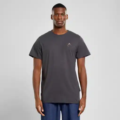 Dedicted T-shirt Stockholm Side Bike Emb Charcoal
