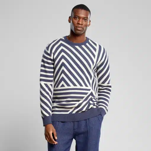 Dedicated Sweater Mora Mountain Line Ombre Blue
