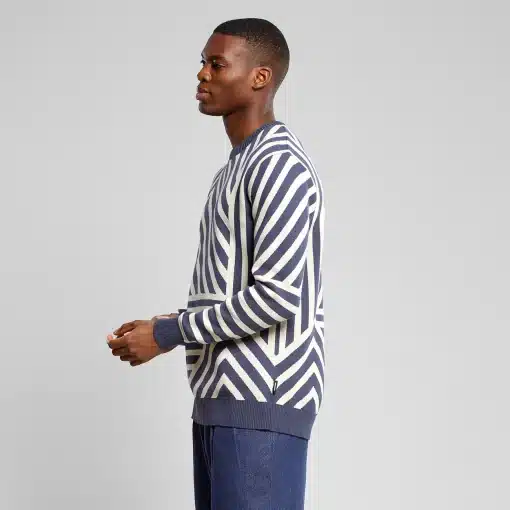 Dedicated Sweater Mora Mountain Line Ombre Blue