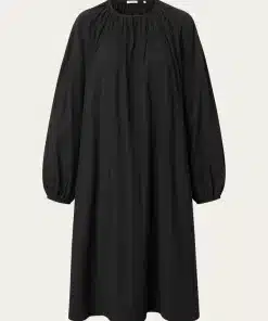 Knowledge Cotton Apparel Seersucker Dress Black Jet