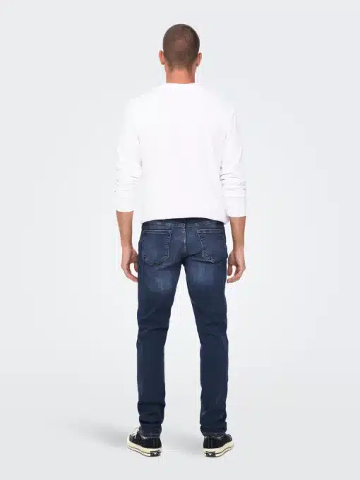 Only & Sons Loom Slim Fit Dark Blue Denim