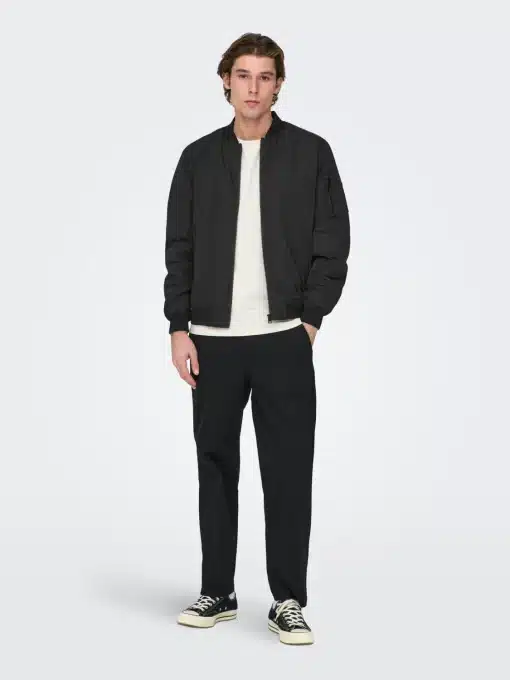 Only & Sons Joshua Bomber Jacket Black