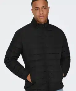Only & Sons Bron Quilted Jacket Black