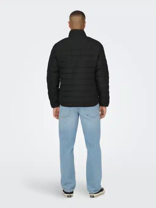 Only & Sons Bron Quilted Jacket Black