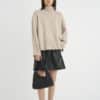 In Wear Wook Short Skirt Black