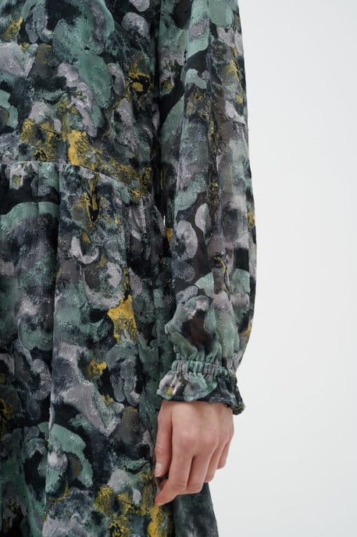 In Wear Nisira DressM Green Marble Flower