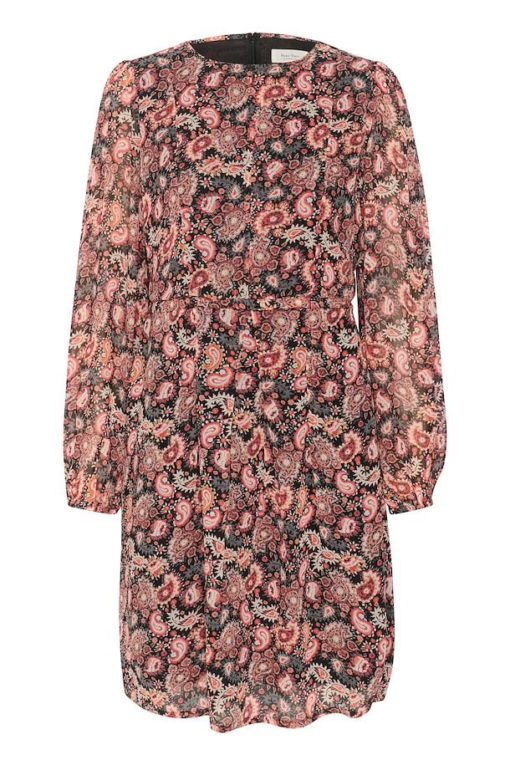 Part Two Cirkeline Dress Black Paisley Print