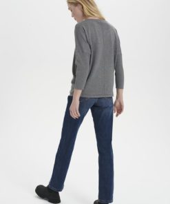 Saint Tropez Milasz Pullover Misty Grey Melange