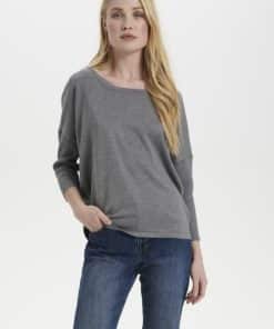 Saint Tropez Milasz Pullover Misty Grey Melange
