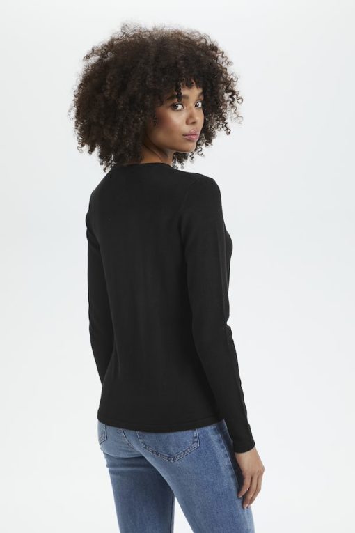 Saint Tropez Milasz Knitted Cardigan Black