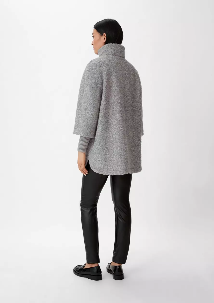 Buy Comma, Boucle Jacket Pigeon Grey - Scandinavian Fashion
