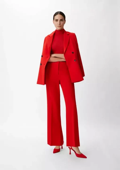 Comma, Knitted Pullover Poppy Red