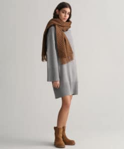Gant Woman G Pattern Scarf Burnt Sugar