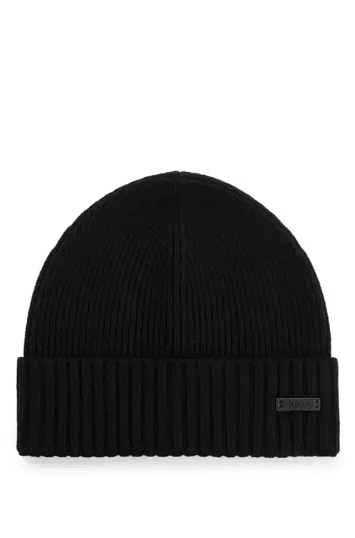 Boss Fati Beanie Black