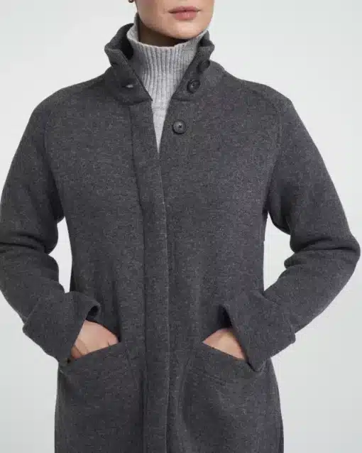 Holebrook Tilda Coat Med Grey Melange
