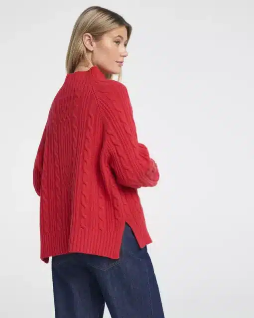 Holebrook Inger Turtle Knit Rasberry