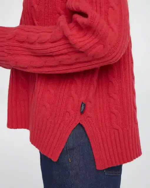 Holebrook Inger Turtle Knit Rasberry