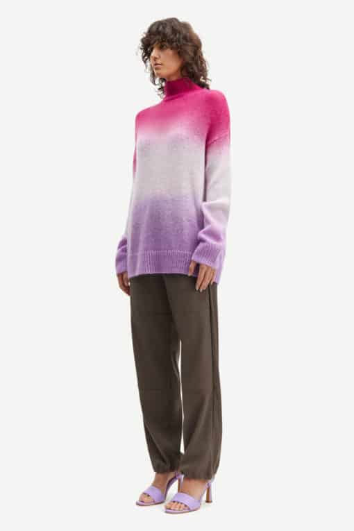 Samsoe & Samsoe Juliette Turtleneck Fuchsia Fedora Ombre