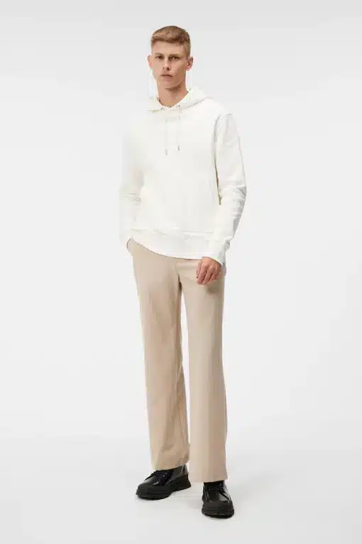 J.Lindeberg Chip Hoodie Cloud White