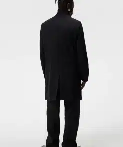 J.Lindeberg Holger Melton Wool Coat Black