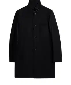 J.Lindeberg Holger Melton Wool Coat Black
