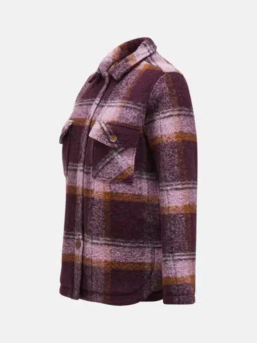 Peak Performance Kelly Wool Shirt Jacket Women Check