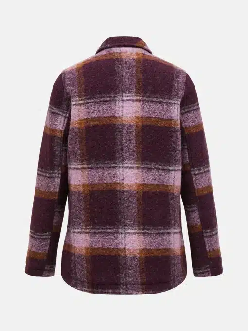 Peak Performance Kelly Wool Shirt Jacket Women Check