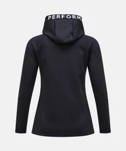 Peak Performance Rider Zip Hood Women Black