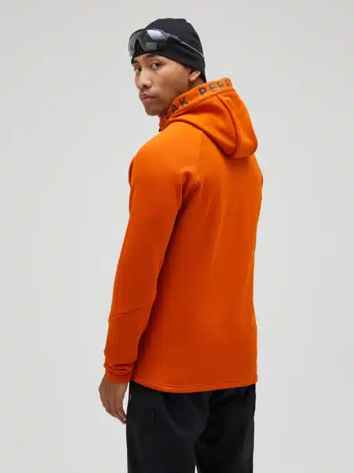 Peak Performance Rider Zip Hood Men Gold Flame