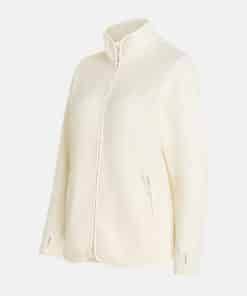 Peak Performance Pile Zip Jacket Women Vintage White
