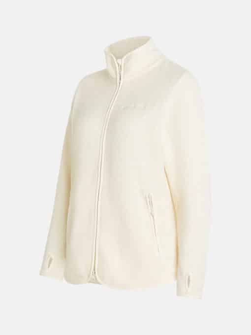 Peak Performance Pile Zip Jacket Women Vintage White