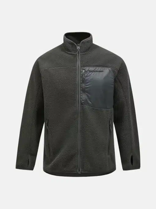 Peak Performance Pile Zip Jacket Men Olive Extreme