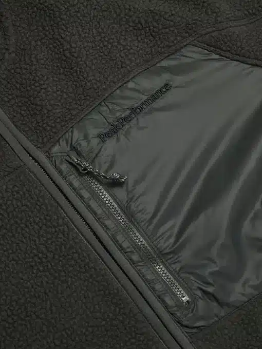 Peak Performance Pile Zip Jacket Men Olive Extreme